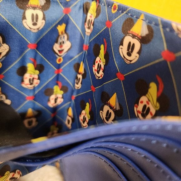 Loungefly Disney Brave Little Tailor Minnie and Mickey Mouse Flap Wallet NEW - Picture 13 of 14